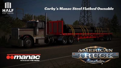 Manac Steel Flatbed Trailer v1.50