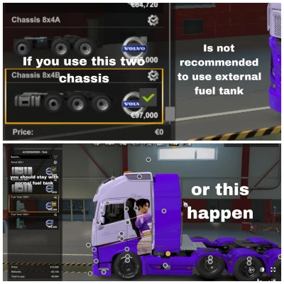 Momiji Fitness Outfit Skin For Pendragon Volvo FH12 v1.0