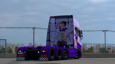 Momiji Fitness Outfit Skin For Pendragon Volvo FH12 v1.0