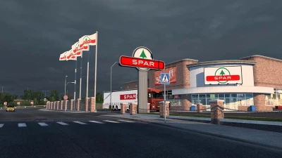 Real companies, gas stations & billboards ETS2 v2.0.1