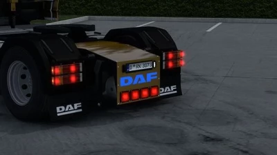 Rear bumper Daf xf 105 chs 4×2 1.49