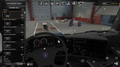 SCANIA R1 steering wheel v1.0