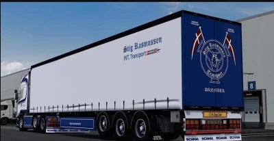 Scania R580 Stig Rasmussen + Trailer v1.0
