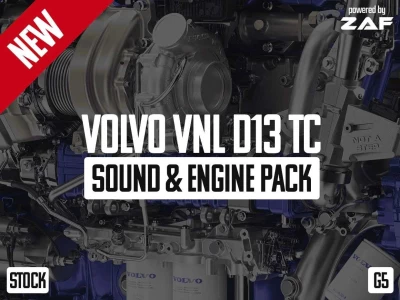 Volvo VNL D13TC Sound & Engine Pack V1.50