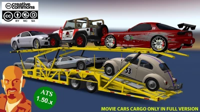 COTTRELL CAR HAULER TRAILER v1.1 ATS 1.50.x