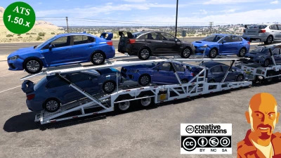 COTTRELL CAR HAULER TRAILER v1.1 ATS 1.50.x