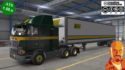 EXCLUSIVE MOD INTERNATIONAL 9800 BUILDERS TRANSPORT + TRAILER ATS 1.50.x