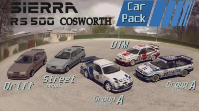 Ford Sierra Cosworth RS500 Pack v3.03