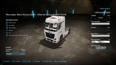 Mercedes Actros 2022 Maersk Group v1.0.0.0