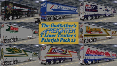 The Godfather's Freighter T Liner Trailers Paintjob Pack 13