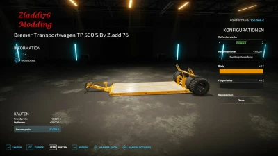 Bremer Transportwagen TP 500 S Multicolor Nokian double tires v1.0.0.0