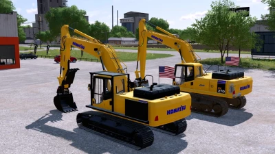 Komatsu 7 Excavator Pack v1.0.0.0