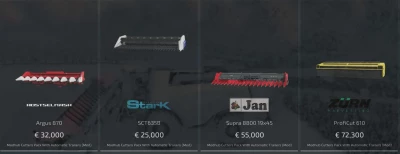 Modhub Cutters Pack With Automatic Trailers v1.0.0.0