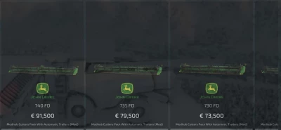 Modhub Cutters Pack With Automatic Trailers v1.0.0.0
