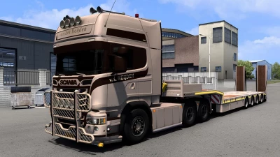 Scania R580 Van der Heijden + trailer v3.2