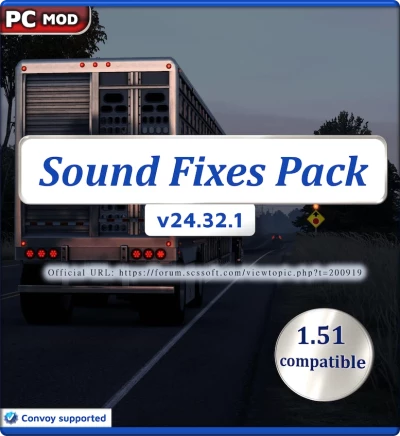 Sound Fixes Pack v24.32.1 for 1.51 open beta only