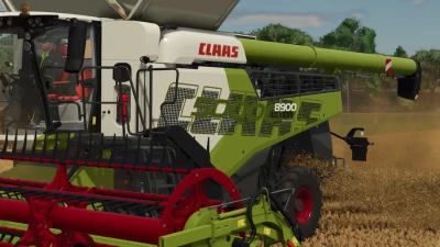CLAAS Lexion combine harvester including mowers and matching trailer v1.0.1.1