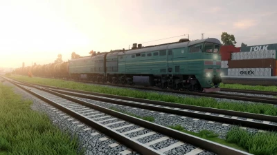 Diesel locomotive 2TE10M v1.0 0.34.x
