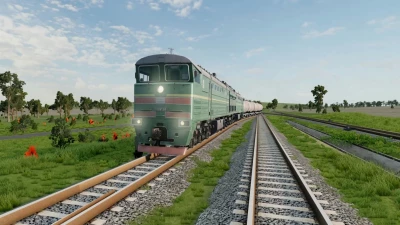 Diesel locomotive 2TE10M v1.0 0.34.x