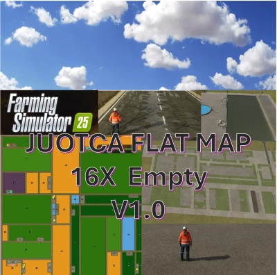 FS25 Juotca Flat Map Empty 16X V1.0.0.0