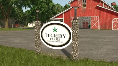 FS25 Tegridy Farm Sign v1.0.0.0