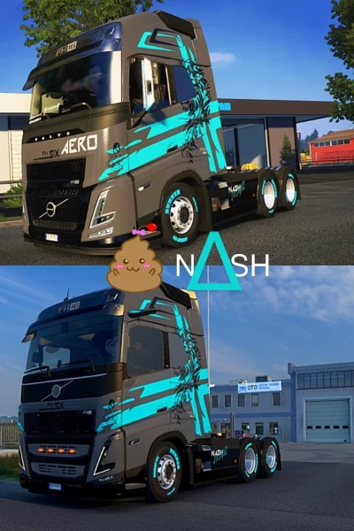 Grey Volvo FH6 4k skin v1.0