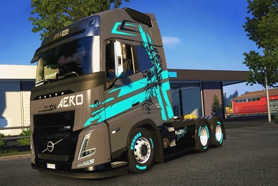 Grey Volvo FH6 4k skin v1.0