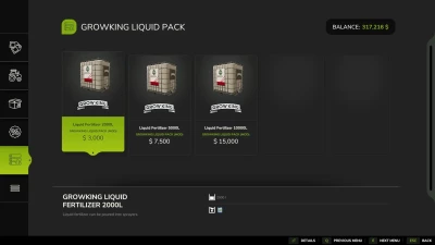 GrowKing Liquid Fertilizer Pack v1.0.0.0