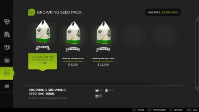 GrowKing Seed Pack v1.0.0.0
