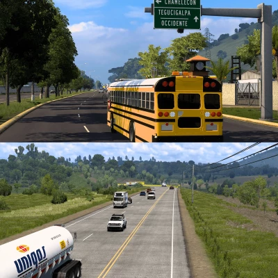 HONDURAS MAP 6.9.1 FOR ATS STANDALONE MAP 1:5 SCALE 1.53