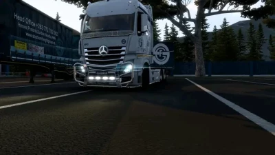 Mercedes Benz MP4 Actros Bullbars v1.0