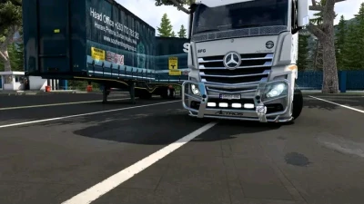 Mercedes Benz MP4 Actros Bullbars v1.0