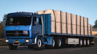 Mercedes LPS 1632 + Tandem Trailer v1.53