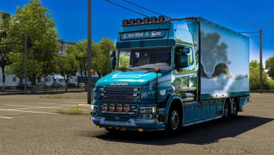 Scania 6 Series T520 V8 + Trailer v1.53