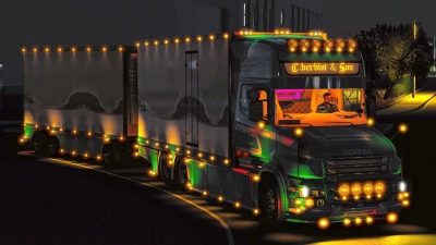 Scania 6 Series T520 V8 + Trailer v1.53