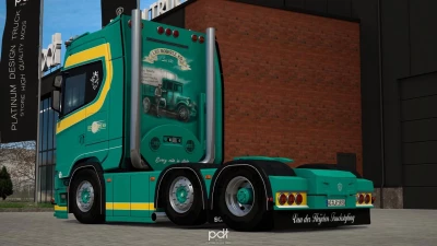 Scania S650 Leo Robertz KG + Kassbohrer Trailer v1.0 1.53
