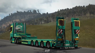 Scania S650 Leo Robertz KG + Kassbohrer Trailer v1.0 1.53