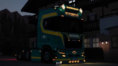 Scania S650 Leo Robertz KG + Kassbohrer Trailer v1.0 1.53