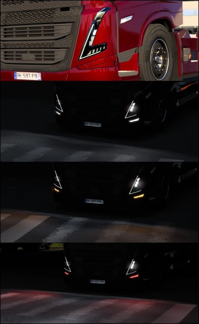 SCS Volvo FH5 Foglights Reworked v1.1
