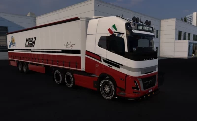 Skin for Trailer ASV LOGISTICA v1.0