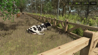 Small Cow Pasture with Wooden Fences AUTOWATER v1.0.0.0