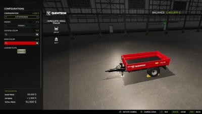 Small Unrealistic Agricultural Trailer v1.2.0.0