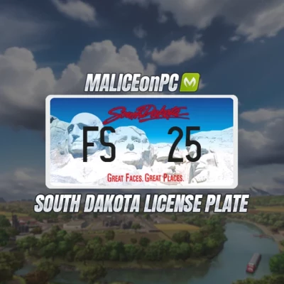 South Dakota License Plate v1.0.0.0