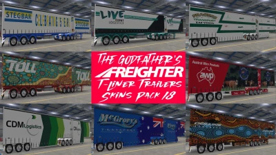 The Godfather's Freighter T-Liner Trailer Skins Pack 18 1.53