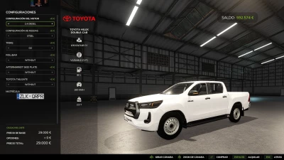 Toyota Hilux 2016-2021 v1.0.0.1