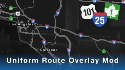 Uniform Route Overlay Mod v1.0