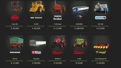 Vehicles and Tools Pack V-Z v1.1.0.0