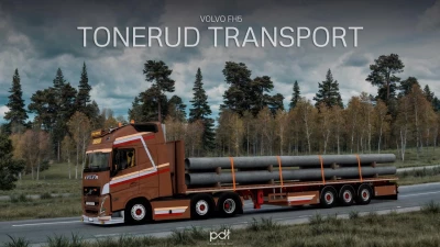 Volvo FH5 Tonerud Transport + Trailer v2.0 1.53