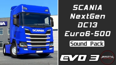 2019 Scania NextGen 500 DC13 Sound Pack EVO 3 v1.3 1.56