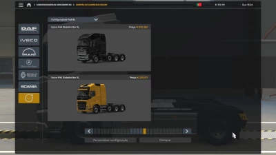 ALL TRUCKS AT THE DEALER ETS2 14 10 2025 1.0 1.50 1.56